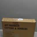 Pooqla 4 FT Light Up Marquee Numbers, Giant Mosaic Light Up Numbers Cool White and Warm White LED, Large Lighted Marquee Numbers for Balloons 1st 16th 21st Birthday Party Decoration, LED Number 1