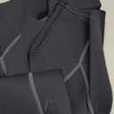 Hevto Men Wetsuit Shorty 2mm Neoprene Short Wet Suit for Surfing Diving Swimming Snorkeling Paddle Boarding (Large, M2S-Front Zip-Black)