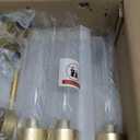 Vincidern 4pcs Gold Candelabra 3 Arm Taper Candle Holders with Acrylic Lampshade, 33.8'' Tall Candelabra Centerpiece for Table, Wedding, Party, Events Decorations, Candlestick Holders Fit LED Candles