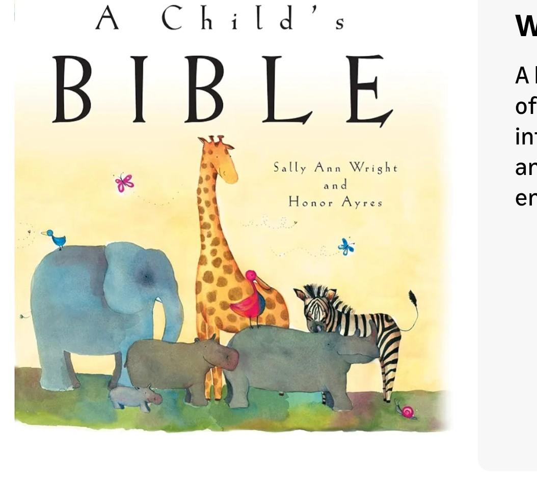 A Child's Bible hardcover