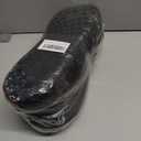 NewDenBer Men's Moccasin Slippers Warm Memory Foam Suede Soft Plush Lined Slip on Indoor Outdoor House Shoes (Black)