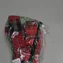 Unique style paws Christmas Dog and Cat Collar with Bow Pet Gift Adjustable Soft and Comfy Bowtie Collars for Small Medium Large Dogs (red plaid)