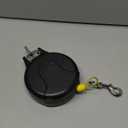 30ft Dog Tie Out Cable and Retractable Dog Leash, 2-in-1 Lead for Zipline, Aerial Run Cable Trolley Or Anchor, No Tangle Retractable Tie Out Reel for Camping Or Yard