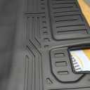 Floor Mats for 2020-2025 2026 Ford Explorer Accessories, Cargo Mat with Backrest Mat All Weather TPE Waterproof for Ford Explorer 6 Passenger Captain Seat ST Accessories 2025 2024 2023