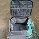 Nail Polish Organizer, Nail Polish Storage Holds 30 Bottles & Nail Lamp, Double Layer Nail Bag Organizer Case, Portable Nail Polish Holder for Nail Tech Travel & Manicure Kit