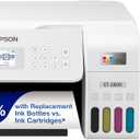 Epson EcoTank ET-2800 Wireless Color All-in-One Cartridge-Free Supertank with Scan and Copy, The Ideal Basic Home Printer - White