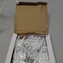 Window Sash Locks, 10 Pack Cam Action White Window Locks, Window Latches with Keeper Diecast Sliding Window Parts Replacement Sash Locks for Sliding Windows Double Hung Windows