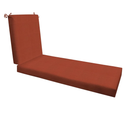 Honeycomb Outdoor Chaise Lounge, 26 x 77, Textured Solid Terracotta Chair Cushion for Patio Furniture