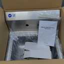 KoolMore Stainless Steel NSF Commercial Hand Sink with Goosneck Faucet 17" x 15" - Wall Mount Hand Wash Sink, Silver (SH17-4GNF)