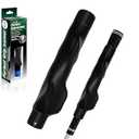 Golf Grip Trainer Right Handed Golf Club Grip Training Aid for Beginners & Pros, Grip Strength Trainer, Golf Swing Trainer Practice Grip Corrector (Black)