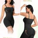 SIMIYA Black Women Bodysuit Tops Shaping Short for Under Dresses