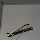 Over-The-Door Mirror Hanger, Adjustable 13.6 in Door Mirrors Hanger with Protective Lining, Prevent Scratches, 2 Pcs Mirrors Brackets Perfect Height and Fit (Mirror Not Included) - White