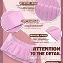 FITTOO Maternity Belt Back Support Belly Band Pregnancy Belt Support Brace Abdominal Binder Waist Support Pink L