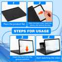 Big Screen Phone Magnifier,Screen Magnifier for Cell Phone,HD Screen Expander for Movies and Videos, Portable Magnifying Screen for Travel,Screen Magnifier Compatible with All Phones (12in, Black)