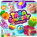 Easter Taba Squishy Making Kit for Kids - Squishies Easter Crafts Activities - 6 7 8 9 10 11 12 Year Old Birthday Gift - Craft Kits for Girls Ages 8-12 - Kid Toys for Ages 5-7 - Cool Arts & Crafts