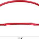 Thenice for 11th Gen Civic Dash Board Trims Instrument Panel Dashboard Cover Compatible with Honda Civic 2022 2023 2024 2025 2026 -Red