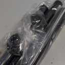 ALLZONE Heavy Duty Tension Shower Curtain Rod 42-83 Inches for Bathroom, Window, Non-Slip, Adjustable with Strong Spring Pole for Closet, Doorway, No Rust, No Drilling, Black