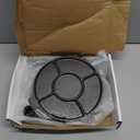 ARC Tortilla Press 10.4" Include 100 Pcs Parchment Paper, Cast Iron Tortilla Maker, Black Gray