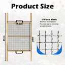 Large Soil Sifter,Compost Sifter,Heavy-Duty Rock Sifter,Garden Sifter for Sifting Soil,Leaves, Loam Soil 36"X18",Suitable for Wheelbarrow
