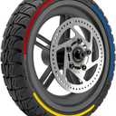 Felixstory 8.5x2.0 Inches Scooter Wheel Hub Tire with 110mm Disc BrakeFit for Gotrax GXL V2/ XR Elite/APEX MAX, Fit for Xioami M365/1S Electric Scooter, Off Road Solid Tire, Run-flat Tyre