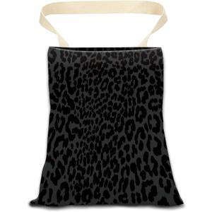 Car Garbage Can, Hanging Car Trash Can Bag for Cute Back Seat Organizer, Luxury Black Leopard