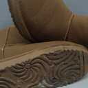 DREAM PAIRS Girls Boys Boots Kids Faux Fur Lined Winter Snow FuzzyClassic Kid's Mid Boot (1 Little Kid, Light Brown)