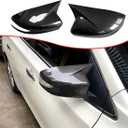 2PCS New Sports Rear Mirror Cover Caps for Nissan sentra 2013-2019/Altima Sedan 2013-2018 ABS Side Door Wing Mirror Cap Covers Exterior car Accessories - Carbon Fibe