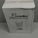 Lamosi Coffee Cups 16 oz 180 Pack, Disposable Coffee Cups, Disposable Cup,16 oz Hot Cup, Paper Insulated Cup for Cold Hot Drinks (No Lids)