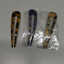 French Hair Forks Tortoise Shell U Shape Updo Hair Pins Clips for Thin Thick Hair, 4.3 inch Classic Cellulose Acetate 2 Prong Bun Hair Sticks Chignon Women Vintage Hairstyle Accessories, 3 Pack