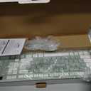 Wireless Keyboard and Mouse Combo, Full-Sized Wireless Keyboard and Adjustable DPI Mouse, 2.4GHz USB Receiver, Silent Keyboard and Mouse for PC, Windows, MAC, Desktop, Laptop (Avocado Green)