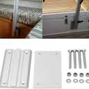 KIMISS Rv Table Base Mount, Removable, Rotatable Adjustable Aluminum Support for Camper, Motorhome, Caravan Space Saving Ideal for RV Furniture