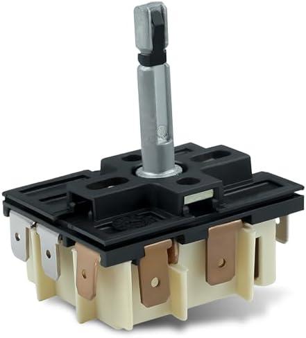 DG44-01002A Dual Infinite Stove Control Switch Compatible with Samsung Range Burner FCQ3 / FE71 / FER3 / FTQ3 / NE59, Replace for AP4337066, 2087510, MDSA-W21-SKM, MDSA-W888-UNM