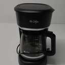 Mr. Coffee 12-Cup Switch Coffee Maker Black: Electric Drip Coffee Machine, 60 oz Capacity, Dishwasher-Safe Parts