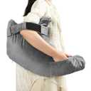 Shoulder Support Pillow - Plush Arm Support, Adjustable Strap, Shoulder Surgery Recovery, Machine Washable