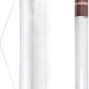 J&A Homes White Wedding Aisle Runner - Professional-Grade Nylon, Includes Tape Double-Sided Adhesive - Disposable Scroll Pattern Runner Great for Indoor or Outdoor Weddings, Prom, Parties, 3' x 50'