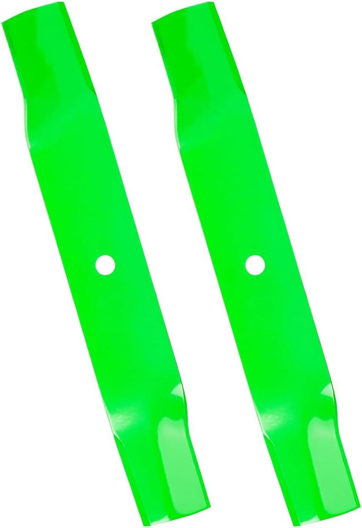 Lawn Mower Blades High Lift Blade with 38 inch Decks Fits for AM100945 AM137324 AM100991 M153118 M84472 for John Deere STX38 LX172 LX173 LX176 LX178 STX30 GT242 Sabre 1538H, 2 PCS