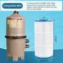 PA90 Pool Filter Cartridge Compatible with Hayward C900, CX900RE, osi-Clear PXC-95, Ultral-B6, PP-B6,Unicel C-8409, Filbur FC-1292, 90 sq.ft Cartridge 1 Pack