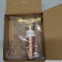 Water Hammer Arrestor 3/8" OD Comp x 3/8" FEM Comp Tee, Copper Hammer Arrestor, Applicable for Faucet, Dishwasher and Water Dispenser (Pack of 1)