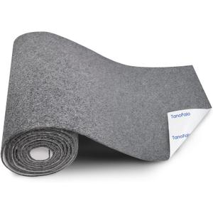 Cat Scratching Mat, 100"x16" Self-Adhesive Carpet Mat Trimmable Replacement for Cat Tree, Cat Wall Shelves, Cat Scratching Post, TanoFalo DIY Couch Furniture Protector (Dark Gray)