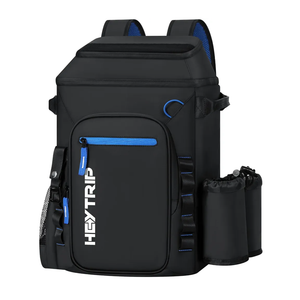 Heytrip Backpack Cooler 36/54 Cans Insulated Waterproof Cooler Bag for 20 Hours Cold Retention, Leak-Proof Camping Cooler with Multi-Compartments