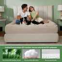 BEDLORE Full Size Mattress Topper Viscose Derived from Bamboo, Thick Pillow Top Mattress Pad with Stretchable Pockets for 6"-15" Mattress, Breathable Mattress Topper for Back Pain Relief(Beige)