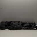 Sportneer Camping Cots for Adults: 1200D Double Layer Oxford Camping Cot with 2 Side Pockets - Heavy-Duty Comfort Cot Bed for Camping Travel Tent Day Outdoor & Home Guest, Ease of Setup (Black+black)