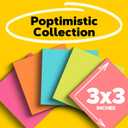 Post-it Notes, 3 in x 3 in., 18 Sticky Notes Pads, 100 Sheets per Pad, Poptimistic Collection, School Supplies and Oce Products, The Original Post-it Note (True)