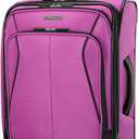 American Tourister 4 KIX 3.0 Carry-On Softside Expandable Luggage with 4 Spinner Wheels, Hyper Violet