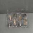 DAYBETTER 4 Pack Vintage LED Edison Bulbs, E26 Led Bulb 60W Equivalent, Dimmable Led Light Bulbs, High Brightness 800 LM Warm White 2700K, ST58 Antique LED Filament Bulbs, Clear Glass Style for Home
