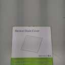 Shower Drain Hair Catcher/Drain Strainer/Shower Drain Cover for Bathroom Floor Drain, Stainless Steel and Silicone (Patented Product) (6 inch, All Black)