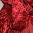 BerryGo Women's Velvet V Neck Wrap Semi Formal Dress Cocktail Party Maxi Dress for Wedding Guest (XS, Z-velvet Wine Red)