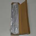 8 Gauge Landscape Staples, FUIJOL 12 Inch 15 25 50 100 Pack Heavy Duty U-Shaped Landscape Stakes, Galvanized Garden Staples for Weed Barrier Stakes, Ground Cover, Irrigation Tubing, Fence (25,12 Inch)