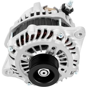 V6 3.5L SCITOO 11341 Alternator Fit for Nissan for Altima 2007-2010, for Nissan for Maxima 2009-2010, for Nissan for Murano 2009-2014, for Nissan for Quest 2011-2017 12V 130A 7-Groove Pulley 11557