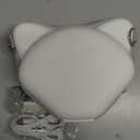 LOBKIN Kids Bluetooth Headphones,Over Ear Kids Headphones Wireless with Mic 50H Playtime Colorful LED Lights AUX Cord 94dB Safe Volume Limited Foldable Design for Boy Girl Travel/School/iPad (Pink Purple)